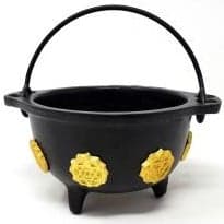 7 chakra cast iron cauldron